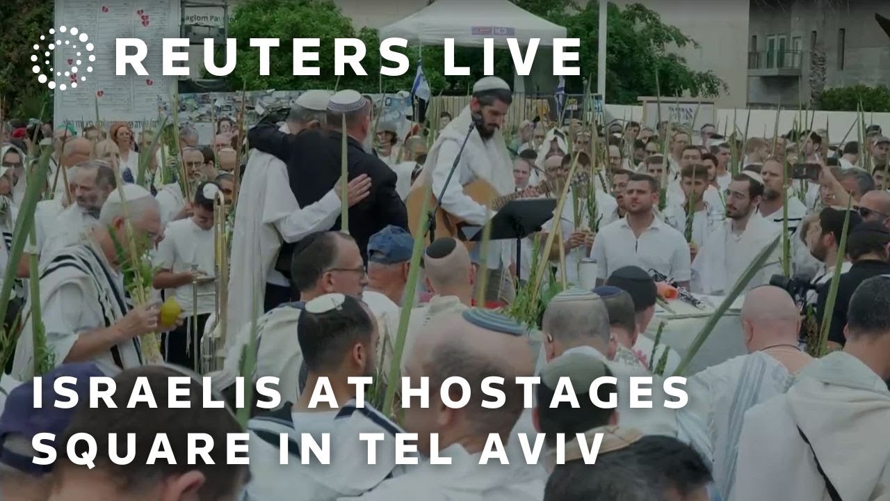 LIVE: Israelis at Hostages Square in Tel Aviv