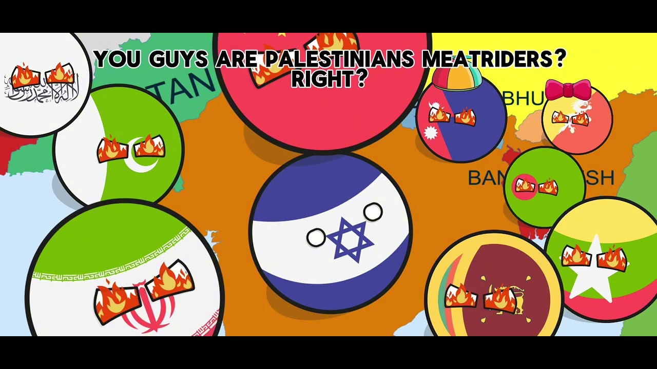What if India Switched Places With Israel? ( Countryballs Short Film)