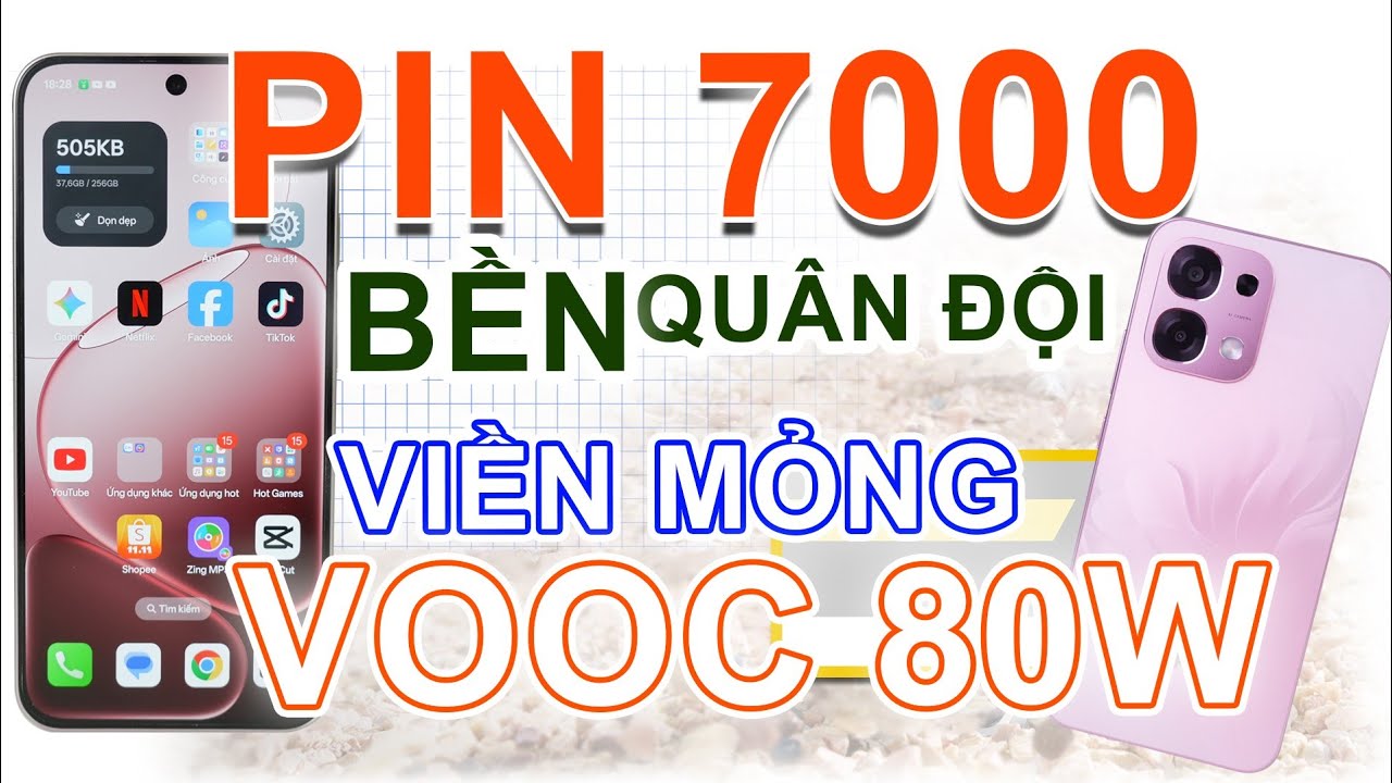 Mở hộp OPPO A6 Pro: BỀN QUÂN ĐỘI MỸ, PIN 7000, SẠC 80W, LOA TO, MÀN ĐẸP...