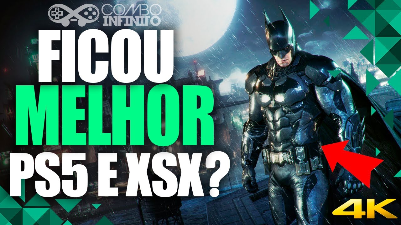 OLHA SÓ COMO BATMAN ARKHAM KNIGHT FICA NO PS5 E XBOX SERIES X
