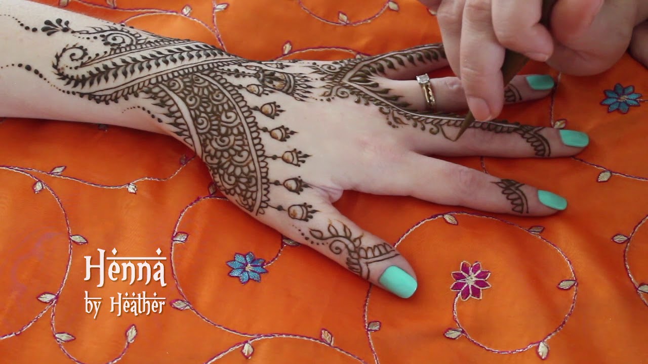 Henna How To: Jhumka Henna Design - inspired by Bharathi Sanghani Mehndi