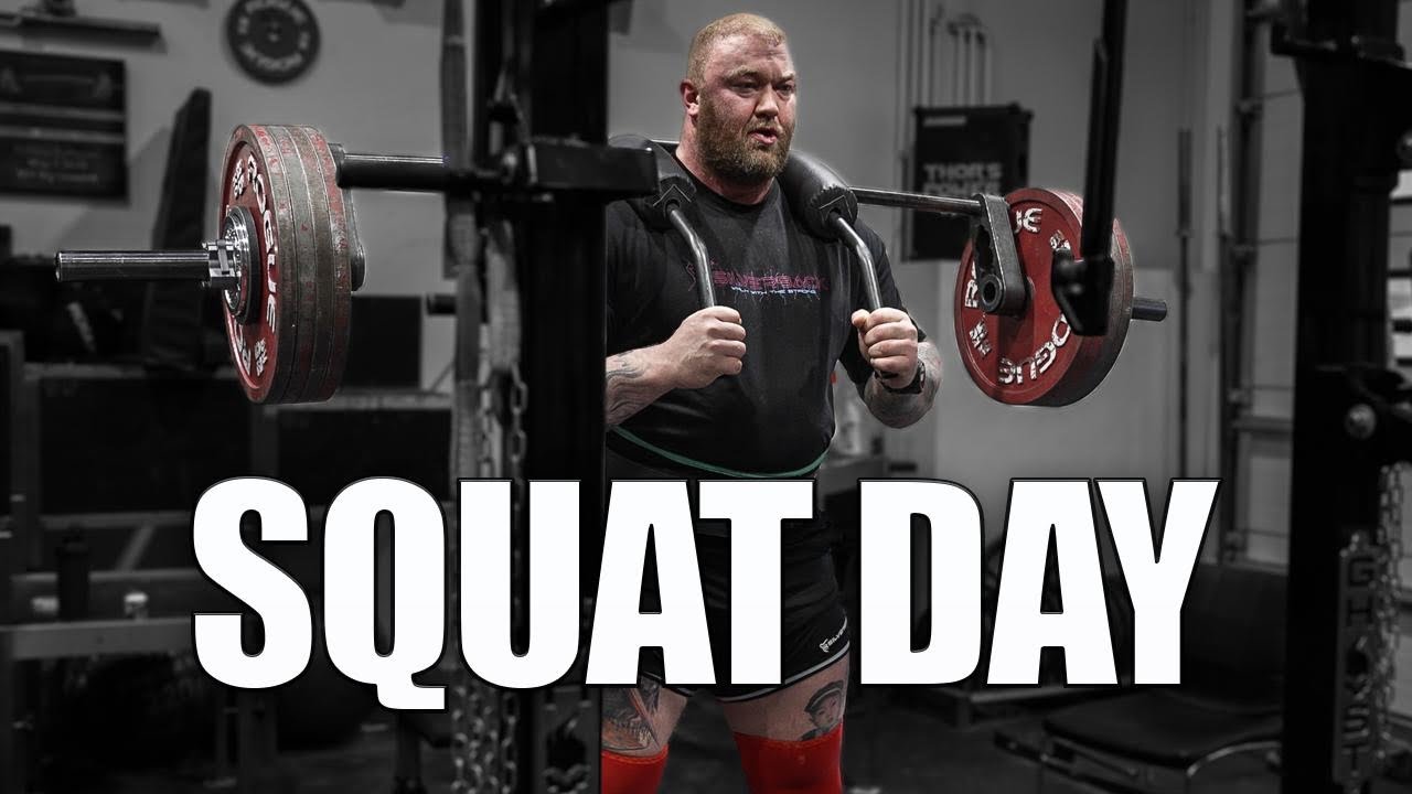 Squat & 1109lbs sled drag! Road to Arnold Strongman Classic