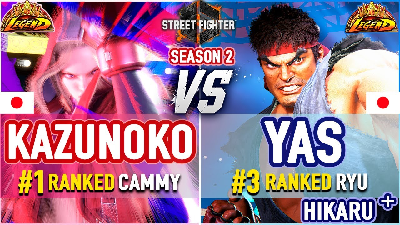 SF6 🔥 Kazunoko (#1 Ranked Cammy) vs YAS (#3 Ranked Ryu) & Hikaru (A.K.I) 🔥 SF6 High Level Gameplay