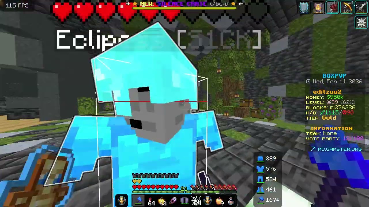 Duel with Eclipsess and cook him =)) BoxPvP on gamster.org
