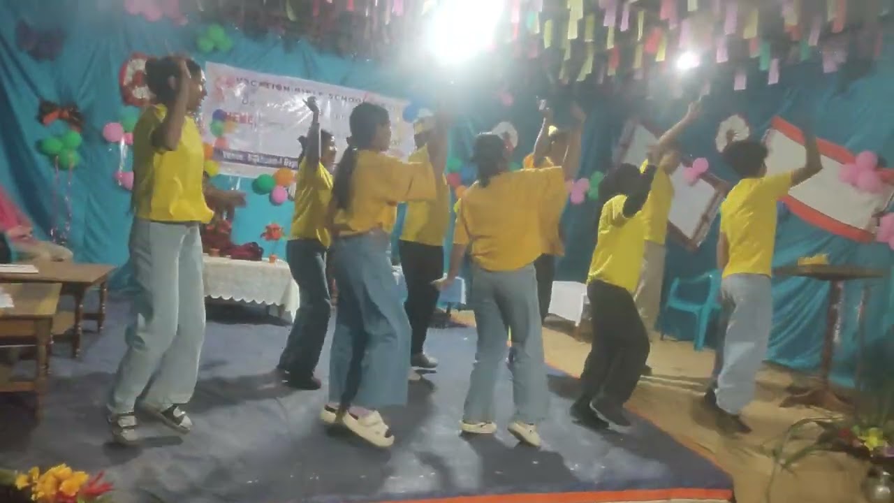 VBS teachers .on the farewell day 2025..konhe..... konhe ..