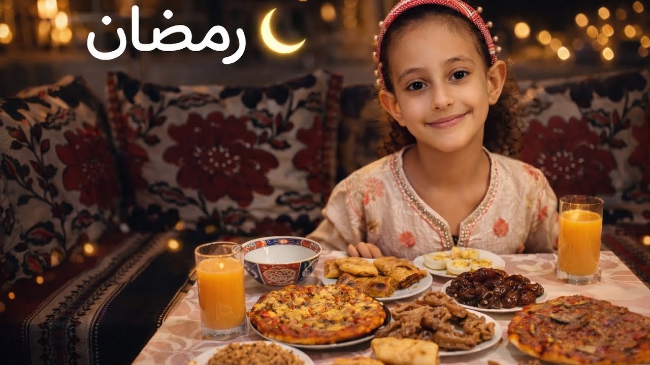 أول فطور فـي رمضان 2026 🌛 مائدة عامرة وشهيوات بنينة😋