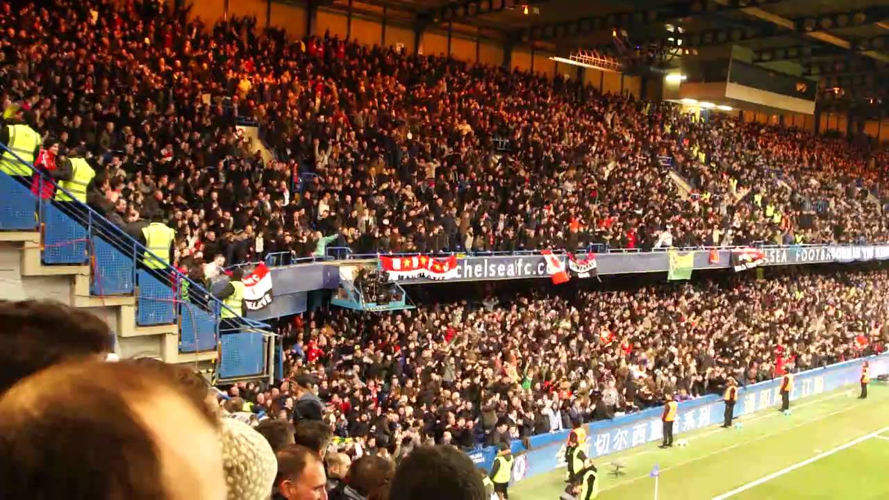 Manchester United fans @ Stamford Bridge