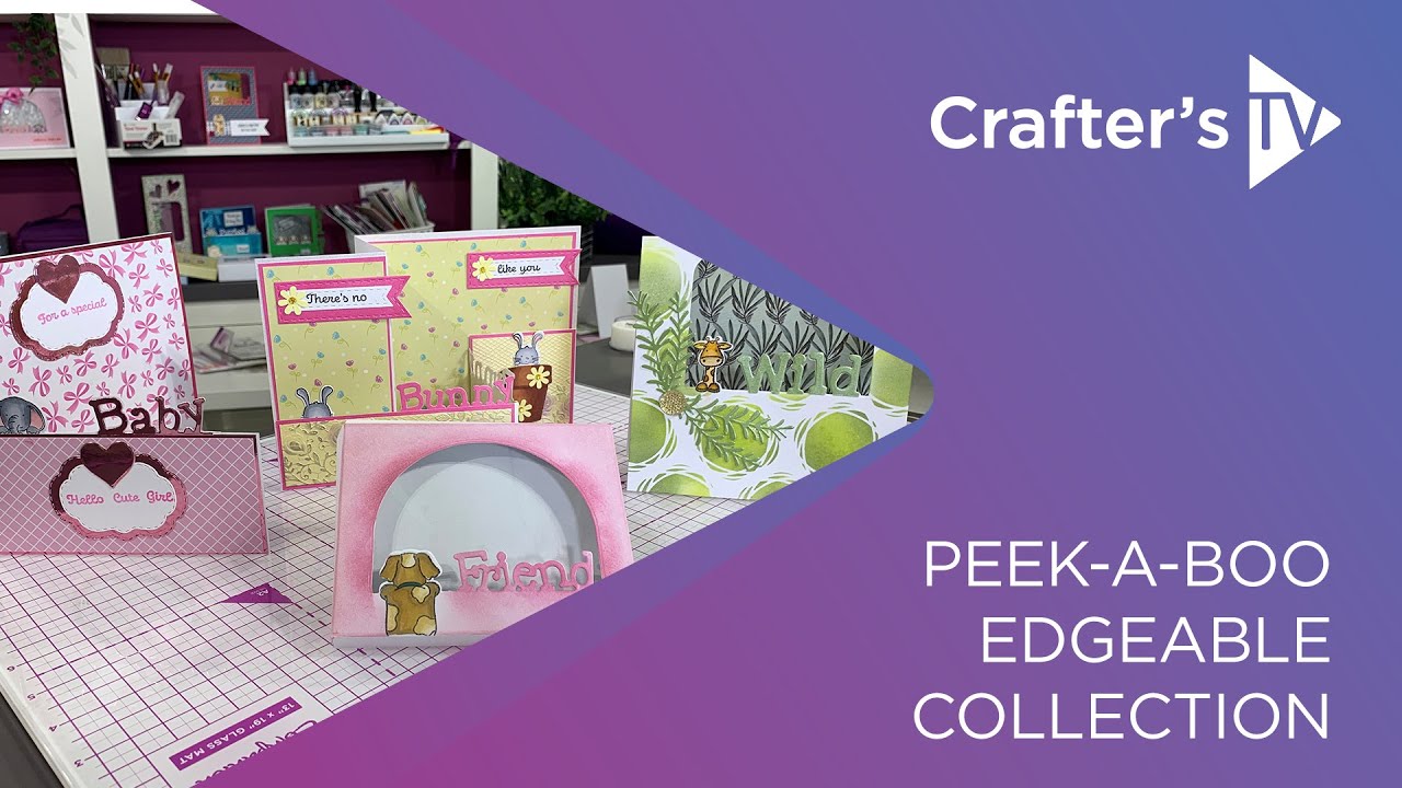 Four ways to use the Peek-A-Boo Stamp and Die sets