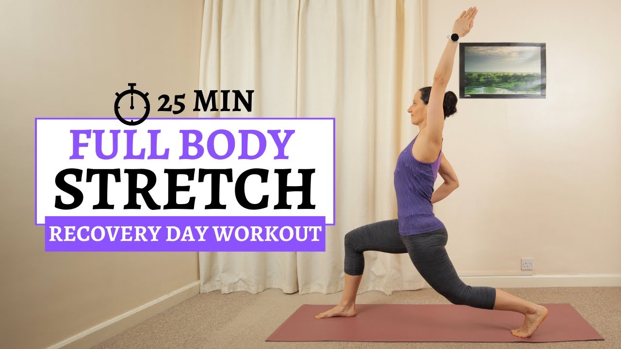 25 Min Full Body Stretch & Mobility Pilates Flow | Recovery Day Workout