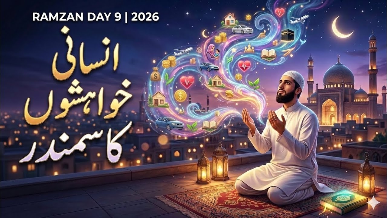 Ramzan Day 9 Special | انسان خواہشوں کا سمندر: کیا کریں؟ | Finding Peace Against Endor Desires