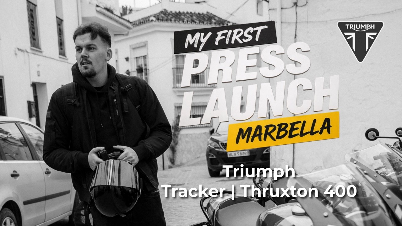 Моя первая пресс-конференция | Triumph Tracker и Thruxton 400