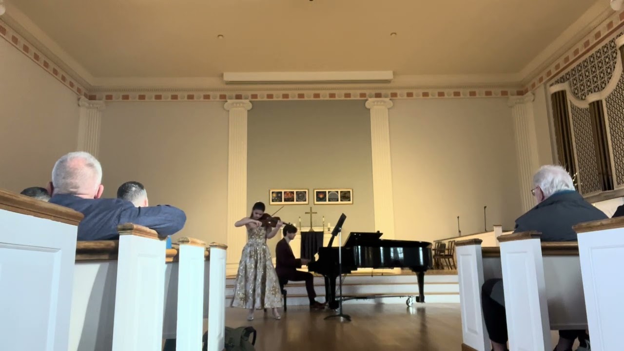 Ava Pakiam and Cole Anderson perform Amy Beach's Romance
