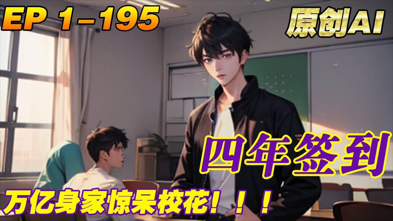 💥四年簽到，萬億身家驚呆校花【1-195】高考落榜，楚凌的夢想被現實打的粉碎，只能去男子職業學院當和尚，本以為要打一輩子光棍，卻沒想到開啟神 豪簽到系統！ #小說 #逆襲 #爽文【原創AI小說】