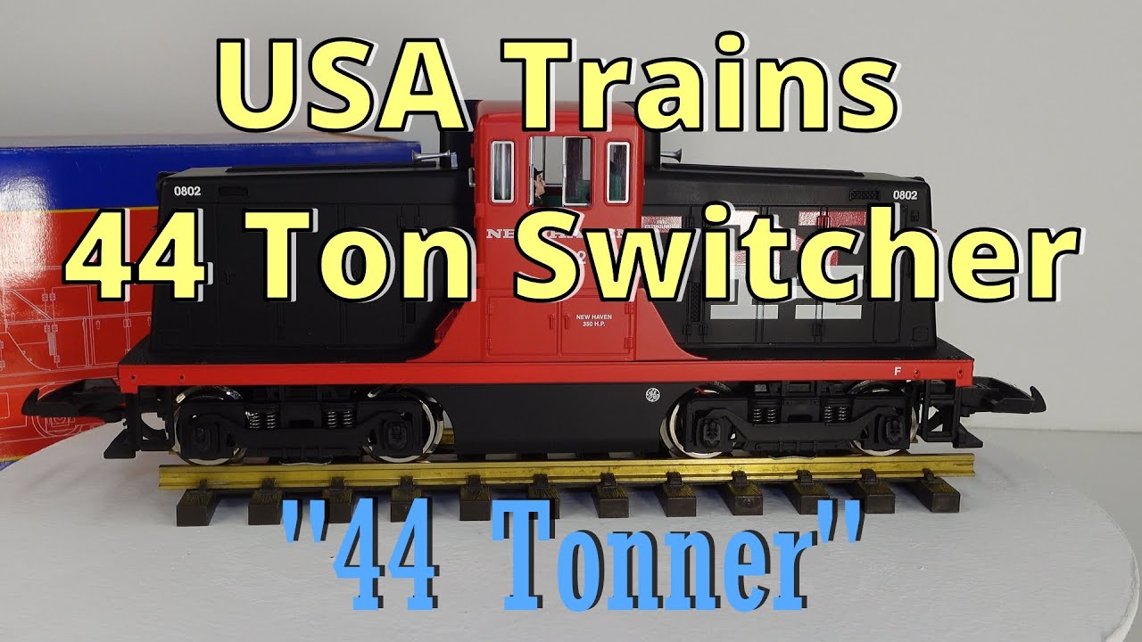 USA Trains 44 Ton Switcher Detailed Look and Run!