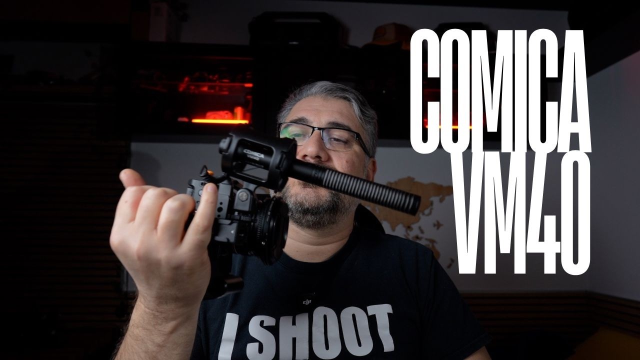 COMICA VM40 WIRELESS SHOTGUN MICROPHONE FOR NIKON ZR SONY ALPHA