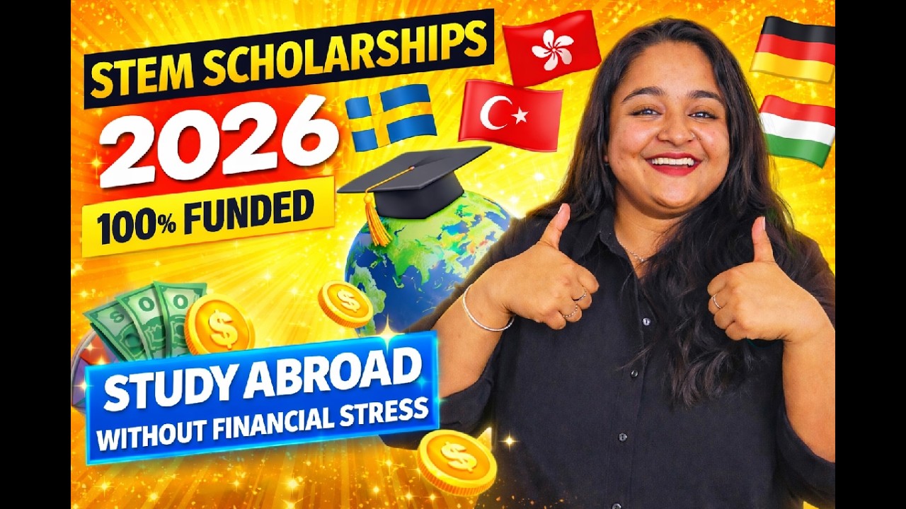 100% Fully Funded STEM Scholarships for Indians |No Tuition, No Living Cost| #engineeringabroad