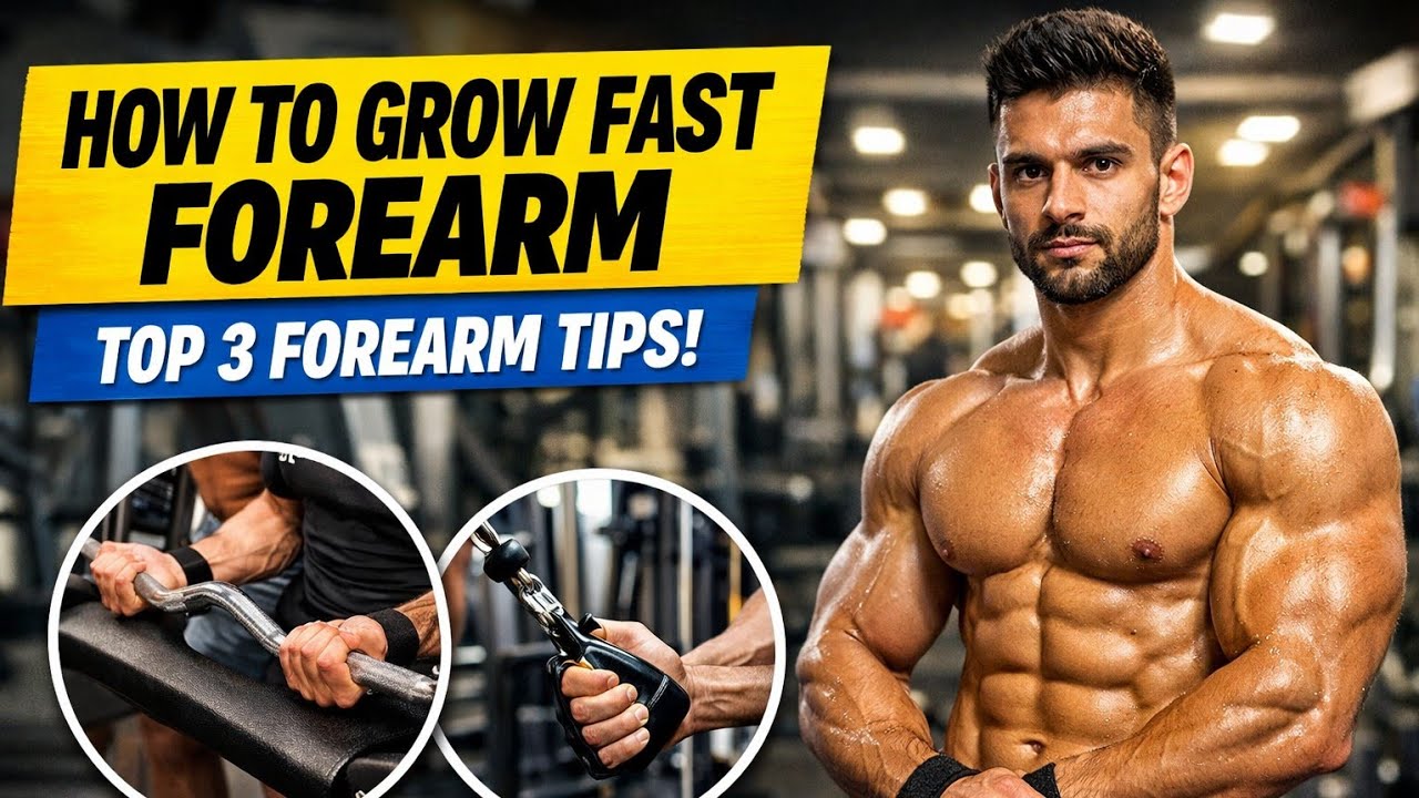 | How To Get Big Forearm and Wrists at Home | 5 Best Exercises For Forearm Home Workout |