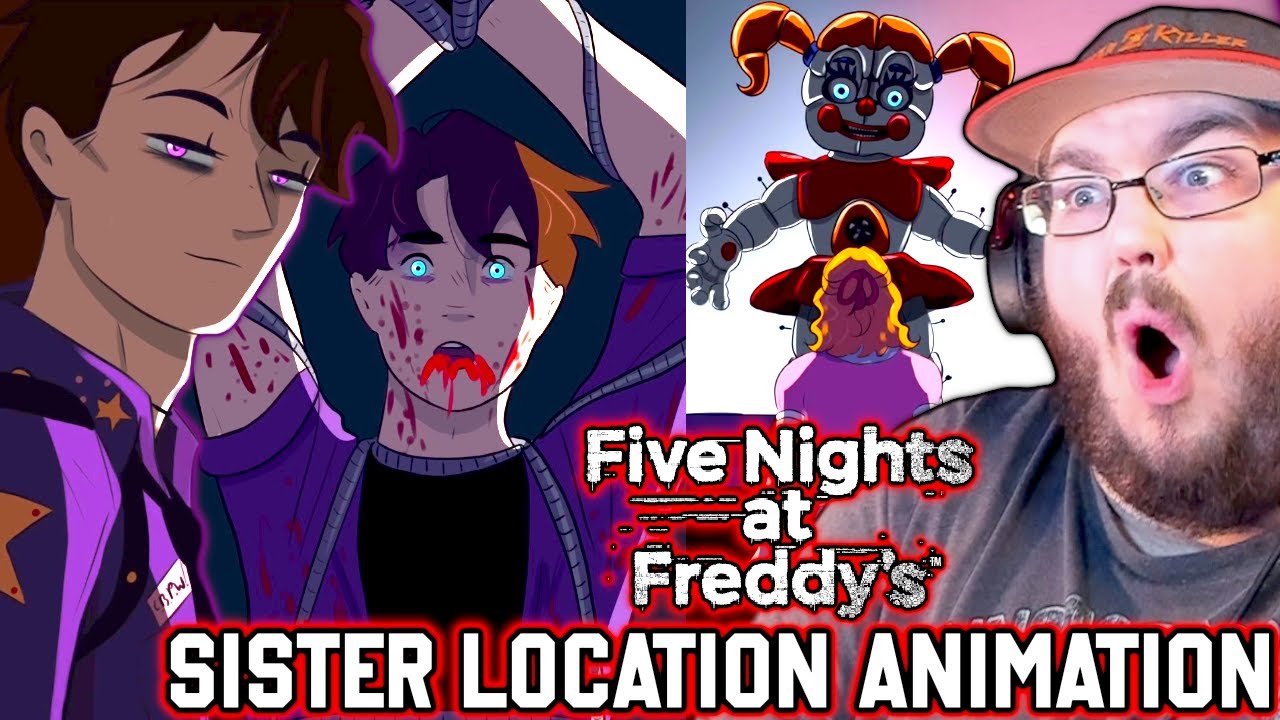 Sister Location Animation - FNAF (By @dominoeanimations6625) FNAF REACTION!!!
