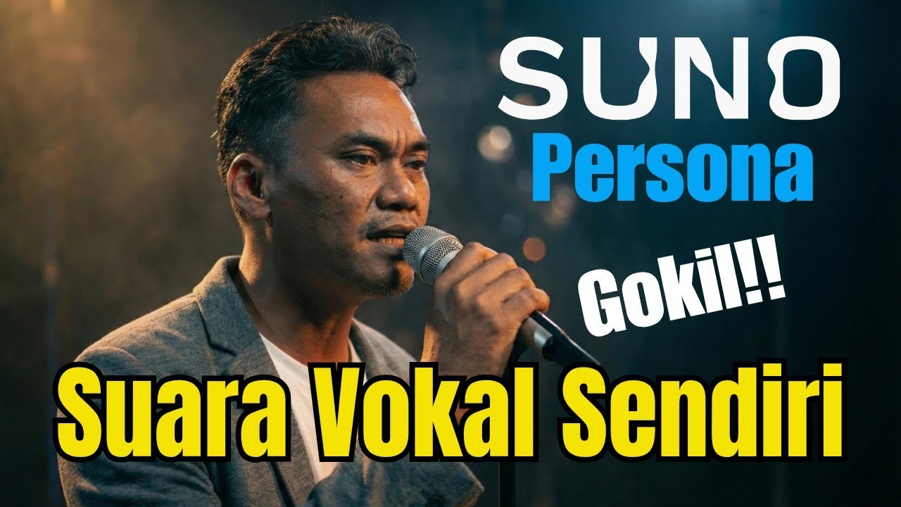 Suara Sendiri !! Bikin Lagu AI Vokal Konsisten Pake Persona di SUNO AI Musik