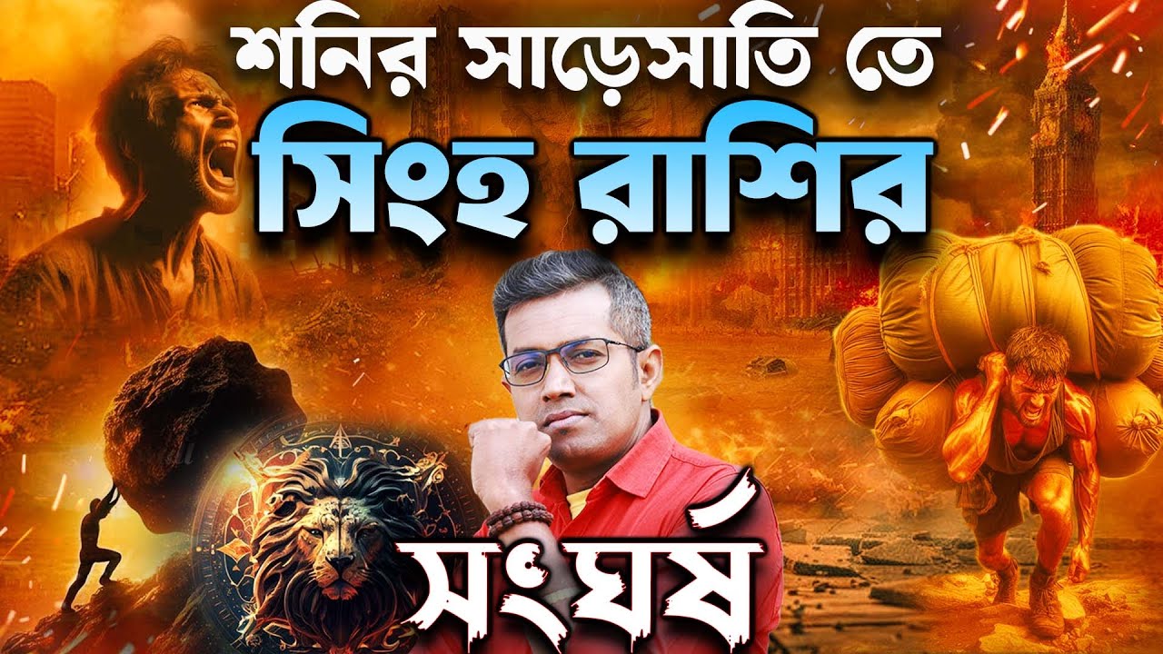 শনির সাড়েসাতিতে সিংহ রাশি! কঠিন লড়াই? Astro Motivator | Samrat Chakraborty | 9pm Motivation