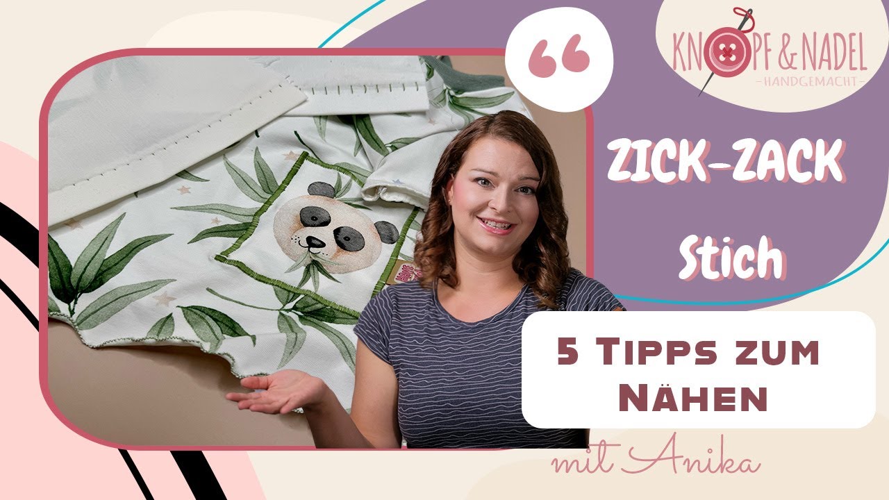 Zickzackstich nähen – 5 Profi-Tipps, die kaum jemand kennt🪡