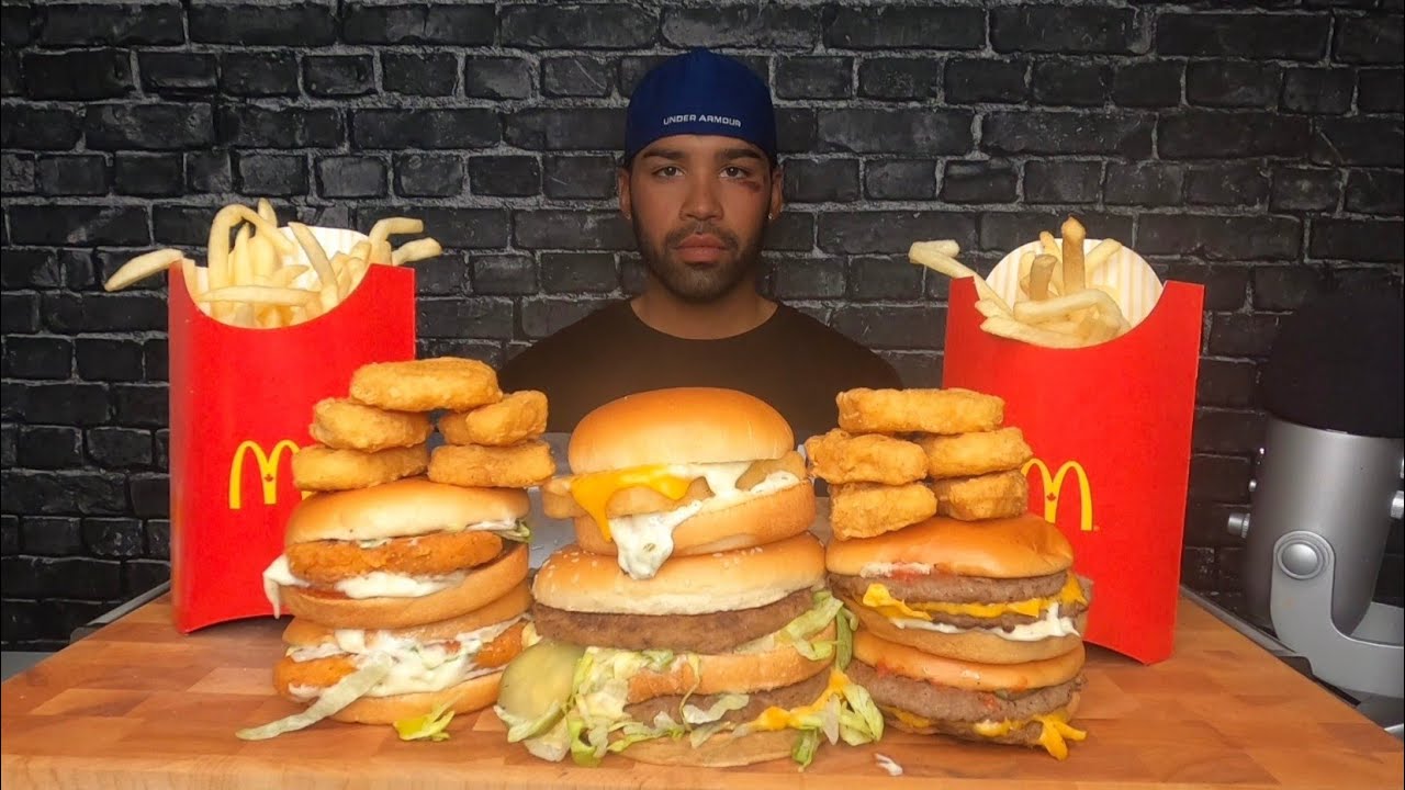 (ASMR) MCDONALD'S MUKBANG