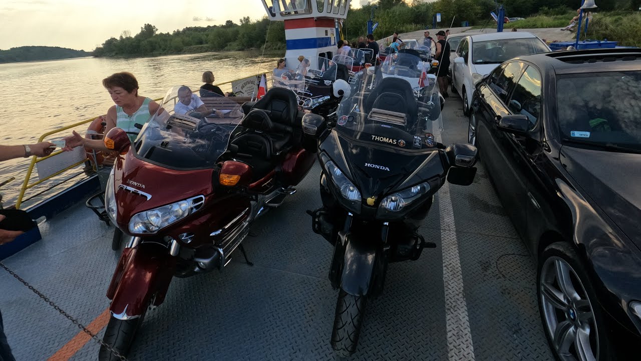 Honda GoldWing Polska grupowy wyjazd do Kazimierza Dolnego .