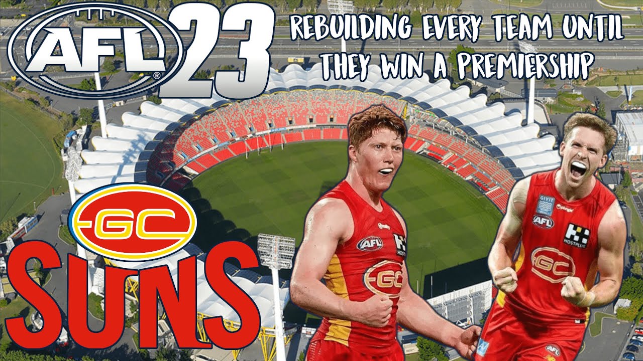Rebuilding Every Team In AFL 23 Until They Win A Premiership | Gold Coast Suns Edition