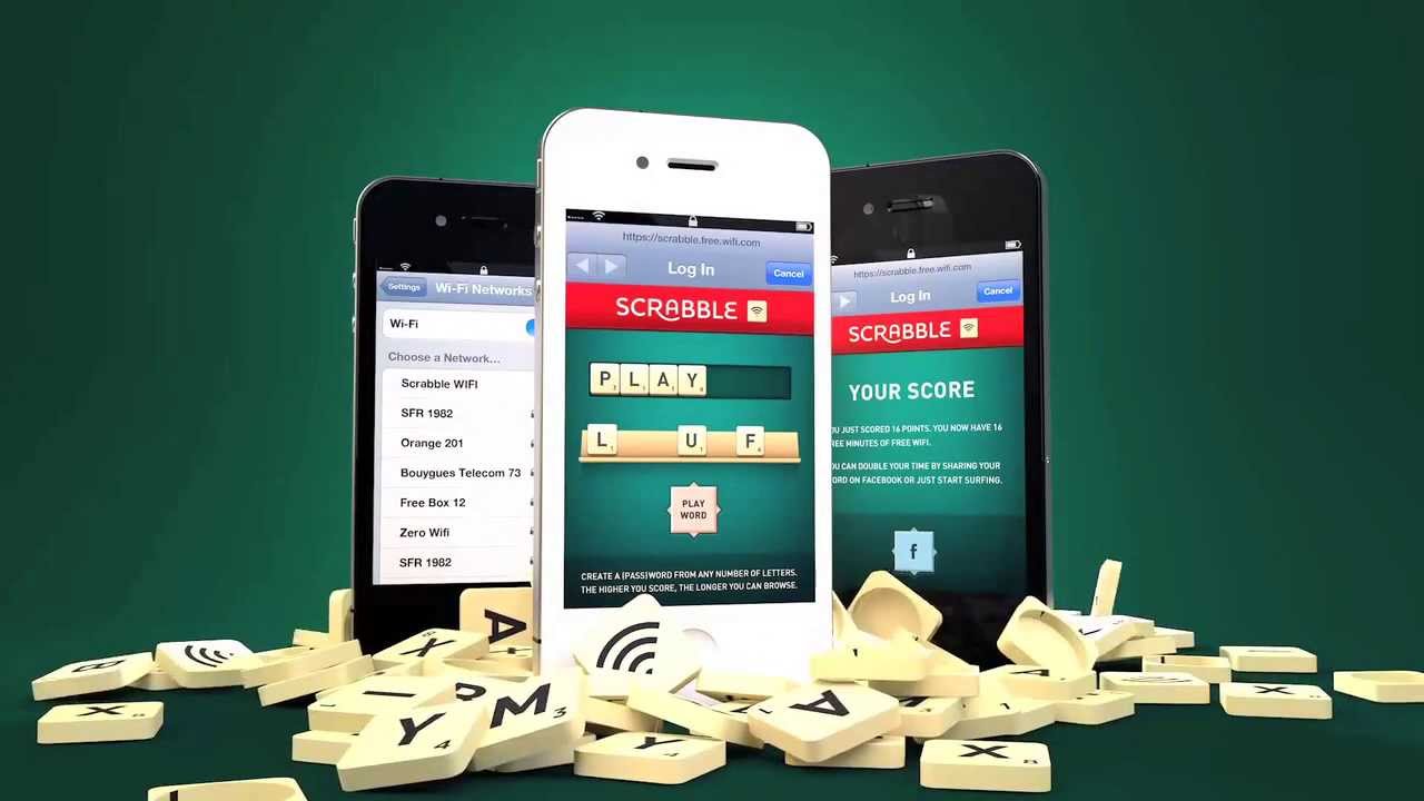 Scrabble: Free WiFi - #OgilvyCannes / #CannesLions