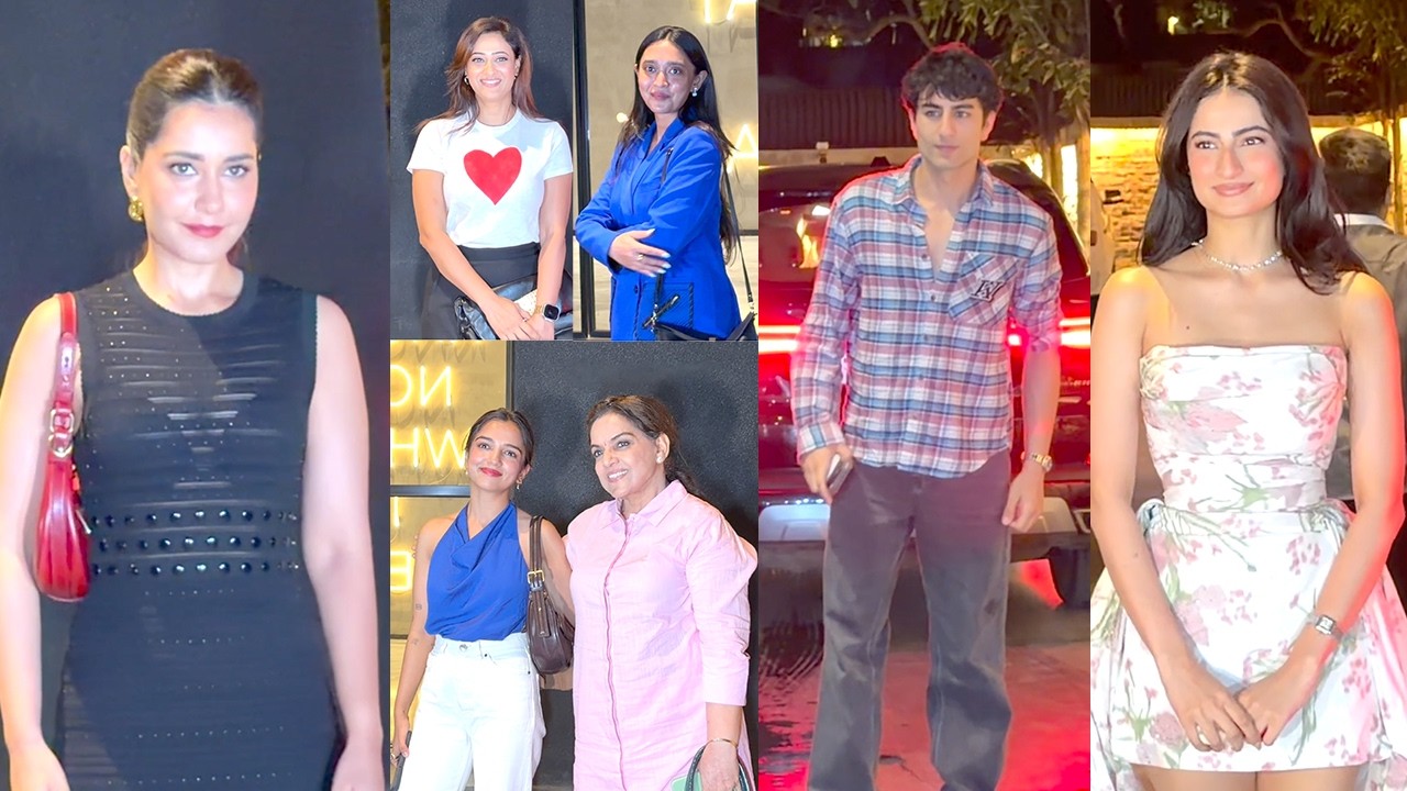 Palak Tiwari, Shweta Tiwari, Ibrahim Ali Khan, Raashi Khanna & Others At The Screening Of Lukkhe