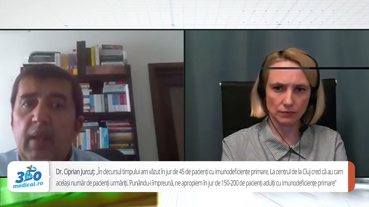 Dr. Ciprian Jurcuț: ,,Imunodeficiențele primare ale adultului, subdiagnosticate în România”