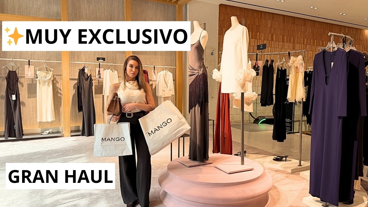 Vestidos de Mango que parecen de alfombra roja 😳 colección cápsula + nueva colección GRAN HAUL MANGO