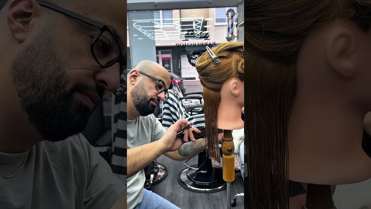 Gesellenprüfung Klassische Schnitttechniken DameKompakter Haarschnitt & erweiterndverlaufendeStufung