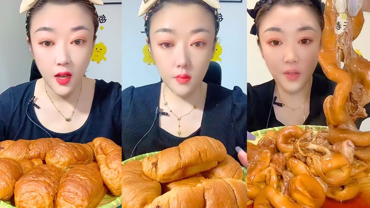 Extreme Chinese Mukbang – Insane Textures & Giant Bites #105
