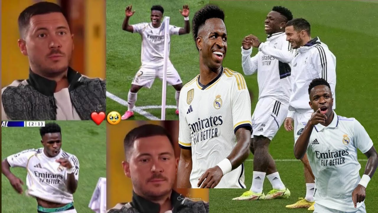 Eden Hazard di vinicius jr se mèyè jwè real madrid depi 2021 jis anojou san li pa gen real madrid vr
