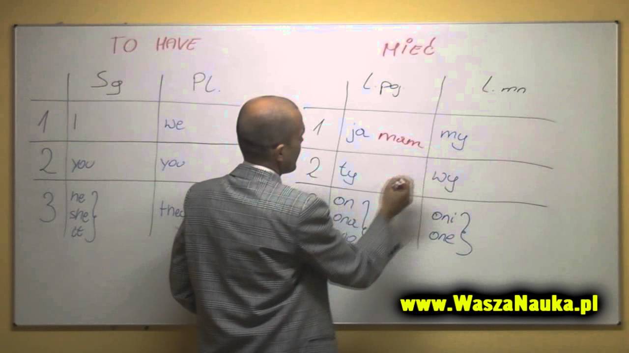 Odmiana HAVE w czasie teraźiejszym - Present Simple