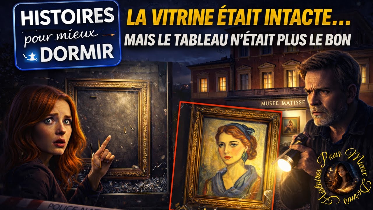 Histoires Pour Mieux Dormir 💤🛏️ LA VITRINE ÉTAIT INTACTE… MAIS LE TABLEAU N’ÉTAIT PLUS LE BON,