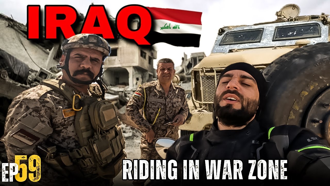 Riding My Motorcycle In War Zone In Iraq 🇮🇶 || Middle East On Bike From India 🇮🇳 | Ep-59 || The Umar