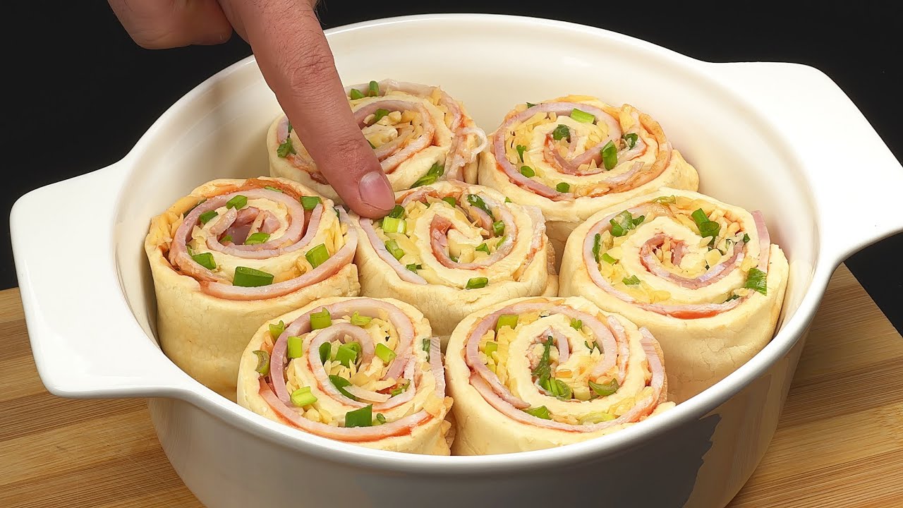 ❗Wir bestellen keine Pizza mehr! Die perfekten Blätterteigröllchen mit Speck!