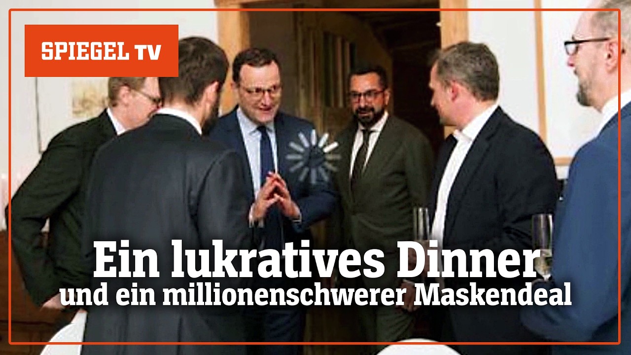 Jens Spahns Maskendeal: Spendendinner und ein millionenschwerer Auftrag &ndash; [Reupload] | SPIEGEL TV