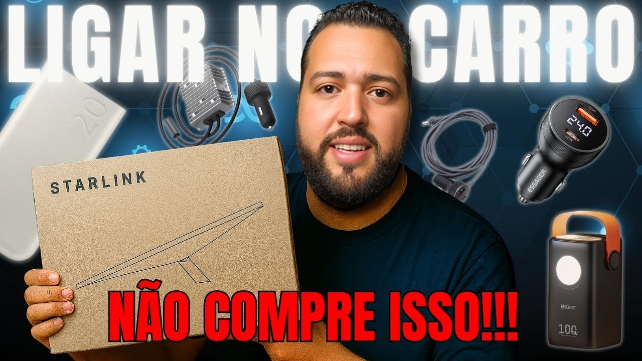 Como ligar a STARLINK no carro: passo a passo DENIFITIVO!