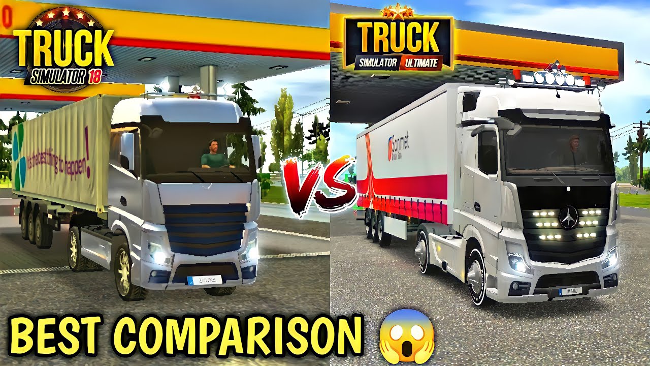 🚚Best Comparison Between Truck Simulator 2018 Europe And Truck Simulator Ultimate | Android & iOS