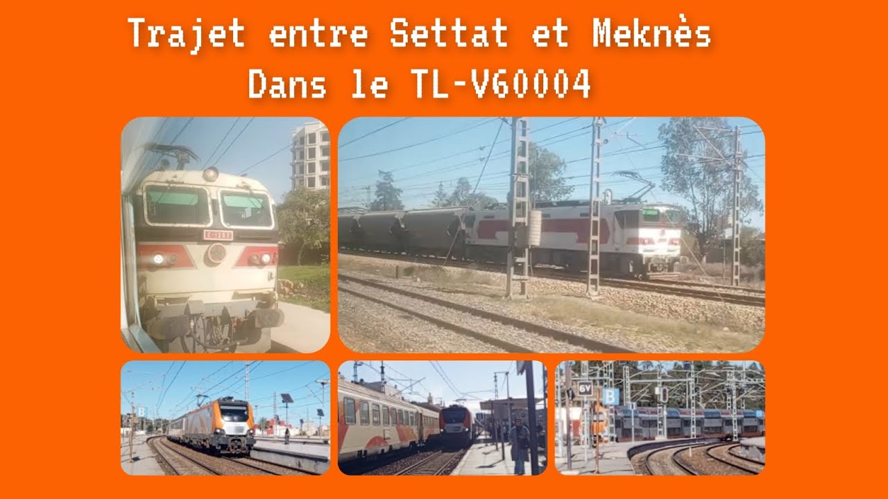 trajet entre Settat et Meknès dans le TL-V60004