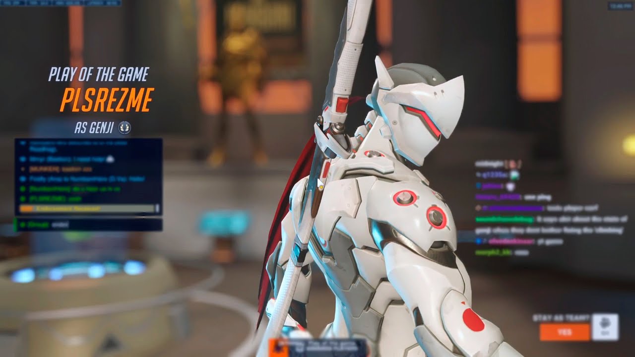 NECROS #1 GENJI IN THE WORLD - POTG! OVERWATCH 2 SEASON 10 TOP 500