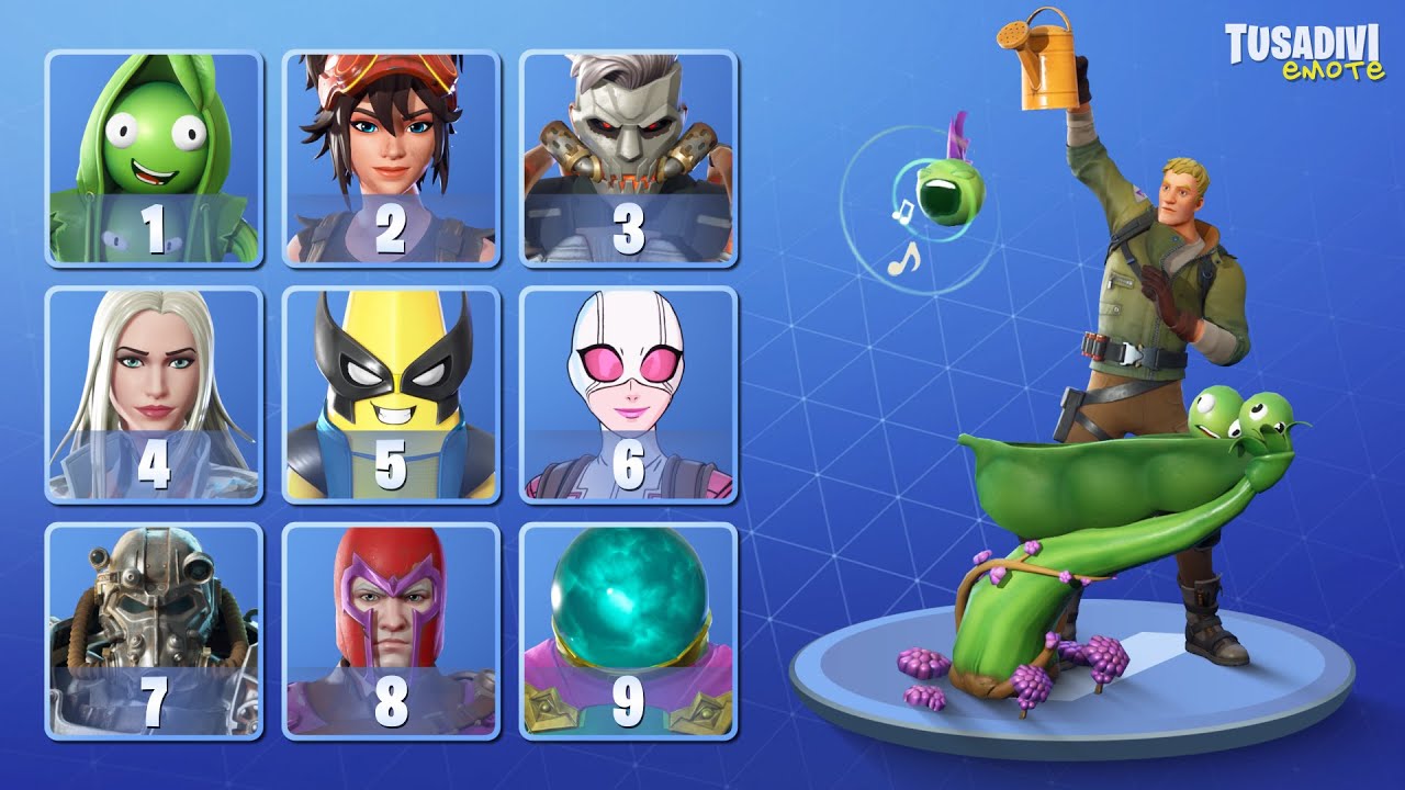 ADIVINA LA SKIN DE FORTNITE VIENDO EL EMOTE - #6 | tusadivi