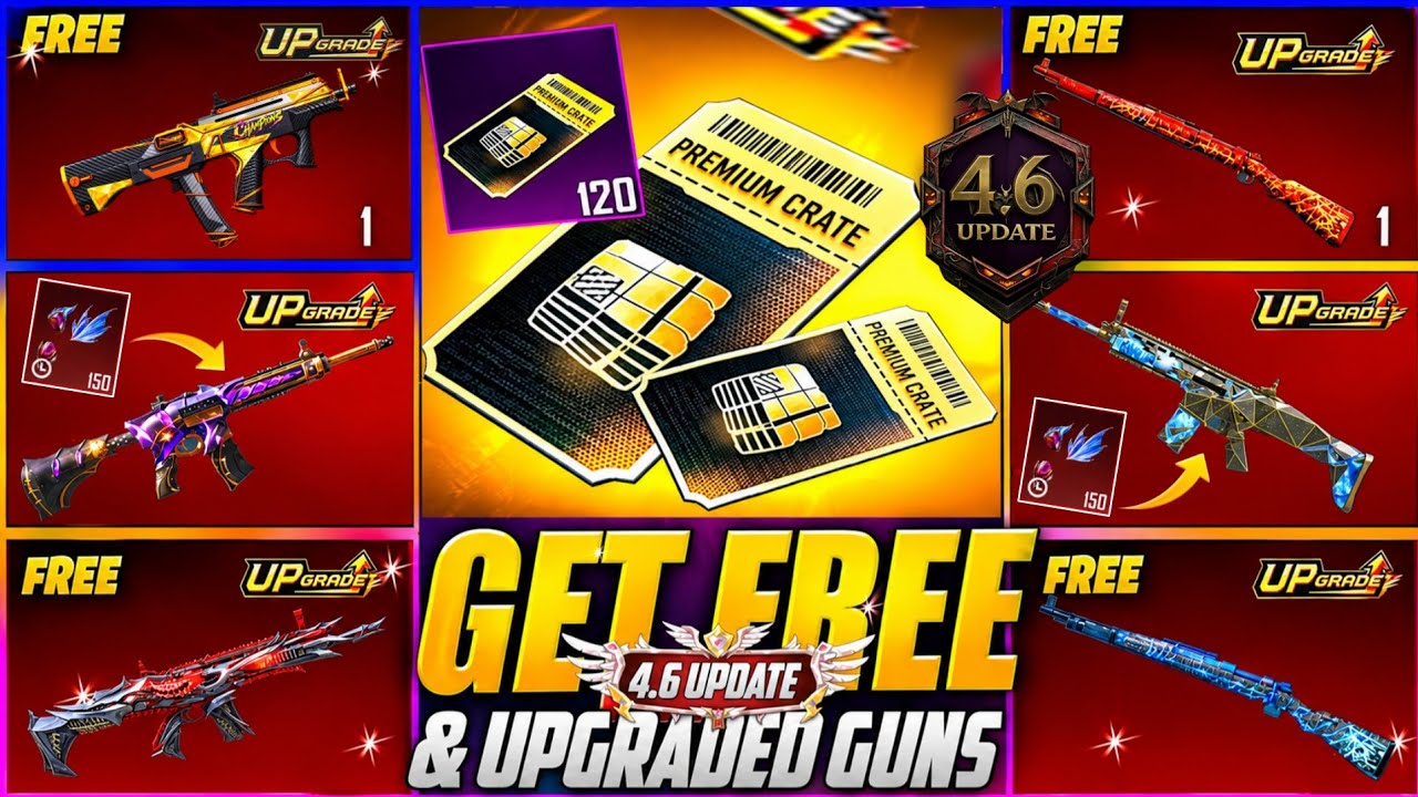 New Premium Crate Confirm Old Rare M416 Is Back | New Upgradable Guns Changes PUBG Mobile 4.6 Update