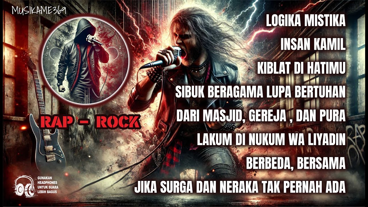 RAP ROCK Logika Mistika 2025 Goks! Dengerin Sekali Langsung Suka!Hiphop Indonesia religi & spiritual