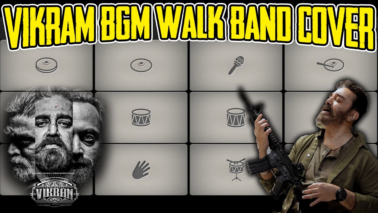 Vikram BGM - Walk Band Cover | Kamal Hassan | Walk Band Tutorial | Ayan Saha