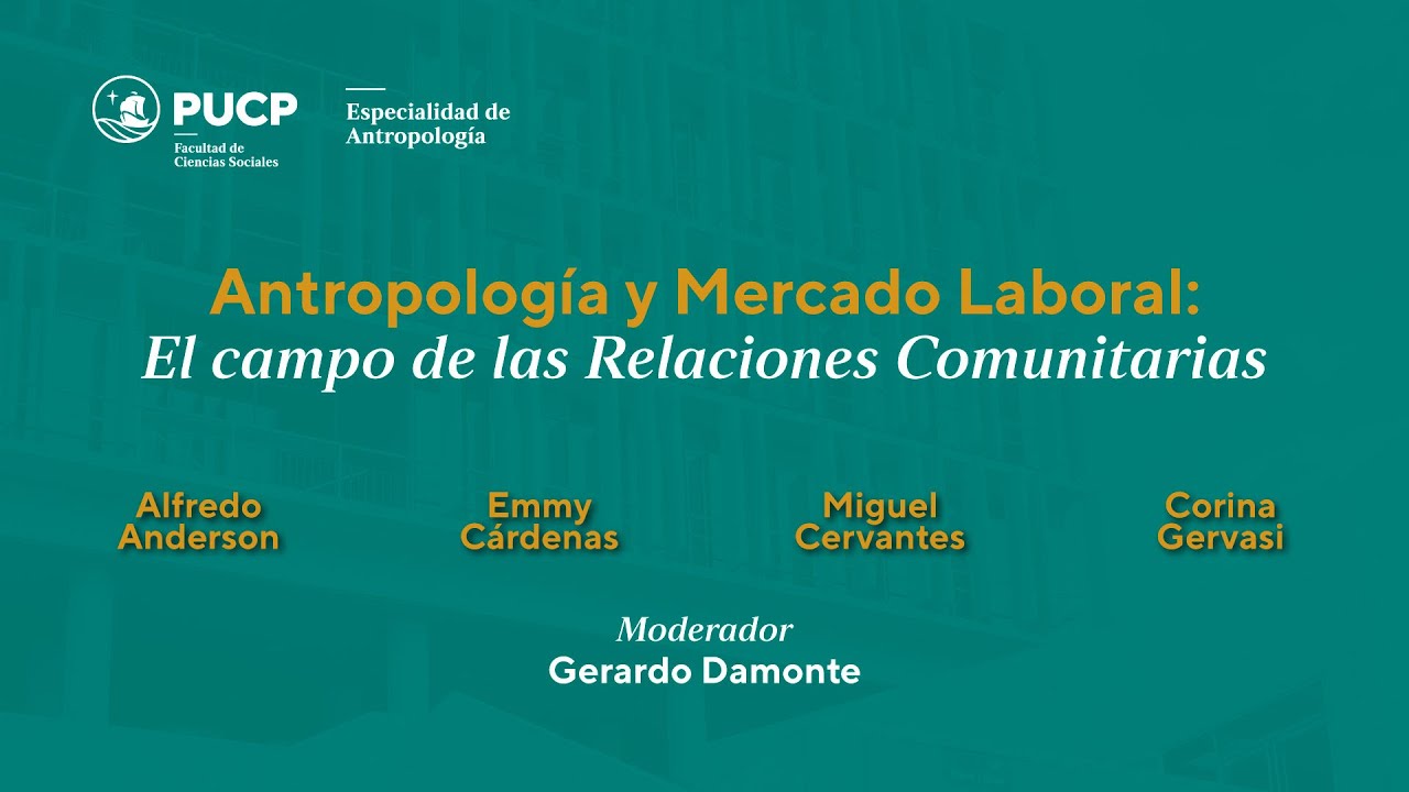 Antropología y Mercado Laboral: El campo de las Relaciones Comunitarias