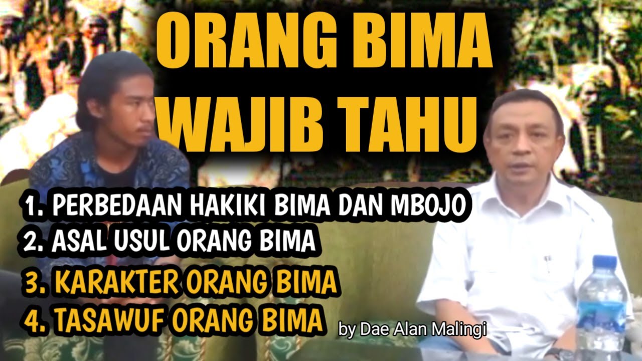 Sejarah masyarakat mbojo bima oleh Dae Alan Malingi